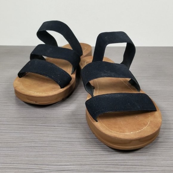 Steve Madden Pascale Slide Sandal, Black Fabric, Womens Size 7 M / 37.5 - Picture 4 of 8